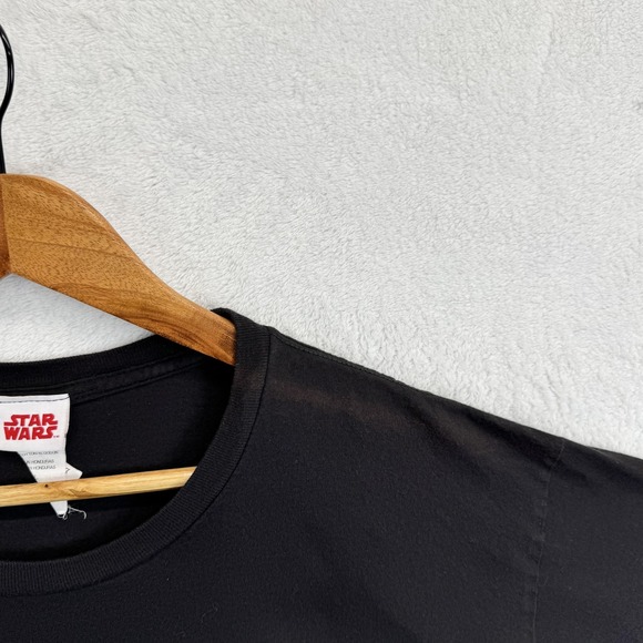 Star Wars Chewbacca Shirt Mens XL Black Rasta Graphic Tee T-Shirt Cotton‎ - Picture 7 of 8